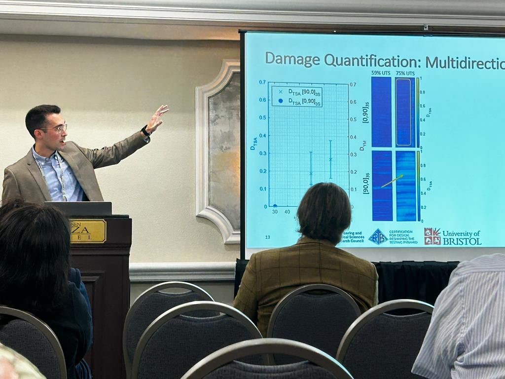CerTest PhD student Rafael Ruiz Iglesias presenting at a recent conference